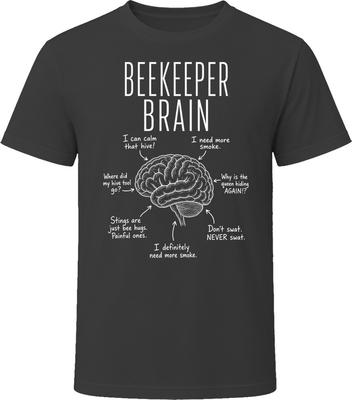 Beekeeper Brain Funny Beekeeping T Shirt
