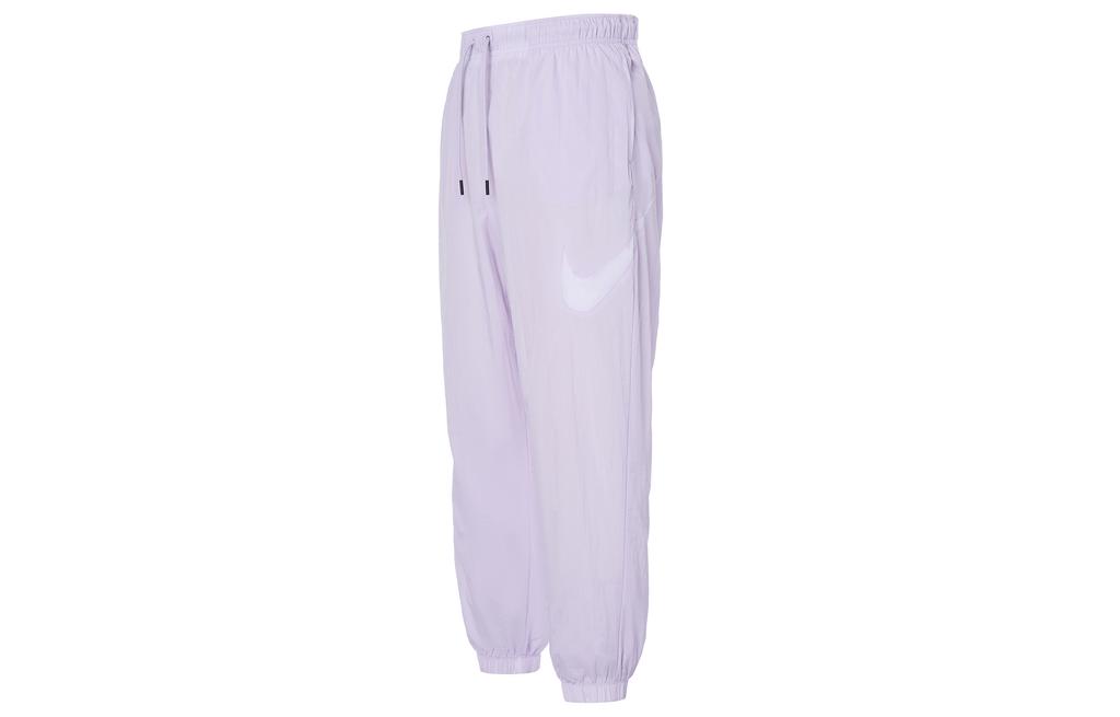 Nike Женские вязаные спортивные штаны фиолетовые с умеренной манжетой DM6184-530