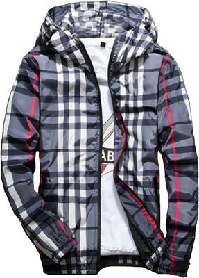 Куртка-блузон Весна Осень Зима С капюшоном Клетчатый узор Парка Уличная куртка Парка Весенняя одежда Водонепроницаемая куртка Горная парка Плащ Дождевик