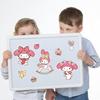 8 мелодий Наклейки-пазлы для смены лиц: Интерактивный DIY-блокнот для рисования Sanrio для родителей и детей