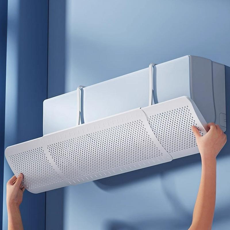 Avoid Punch Wind Deflector Straight Blow Outlet Wind Shields Wall-Mounted Air Conditioning Wind Deflector Scalable Universal