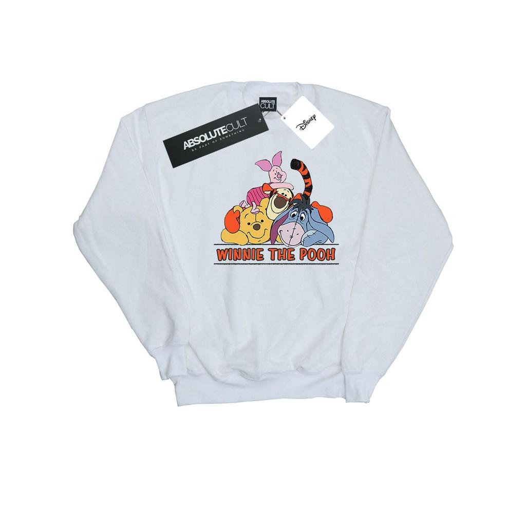 Disney Mens Winnie The Pooh Group Sweatshirt