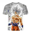 Летняя ретро-футболка Dragon Ball 2026 года Оверсайз с 3D-печатью, короткий рукав, унисекс, детская спортивная футболка