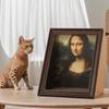 Новая Моне Лизе Кошачье Гнездо Арт Рамка Кошачий Домик Картина Маслом Когтеточка Устойчивая к Износу Игрушка для Кошек Спальное Место для Кошек Товары для Животных