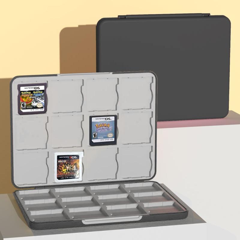 Силиконовые игровые аксессуары для чехла 24 в 1 Держатель для игровых карт для чехла Коробка для хранения картриджей Держатель для игровых карт 3DS Магнитный