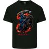 The Grim Reaper On Horseback Skull Mens Light Cotton T-Shirt