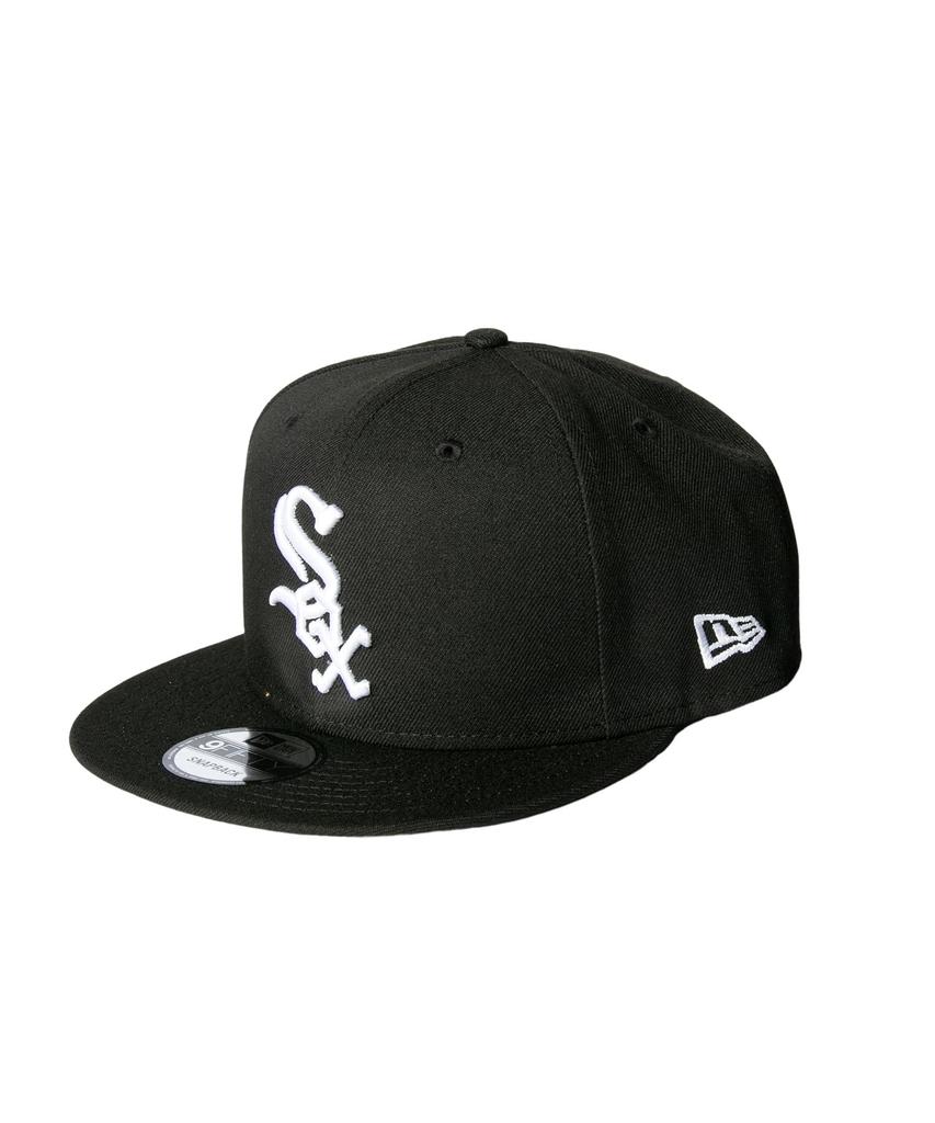 New Era Кепка 9FIFTY Chicago White Sox MLB Базовая Коллекция 11591070, Черно-Белый, Полиэстер, Snapback, Унисекс