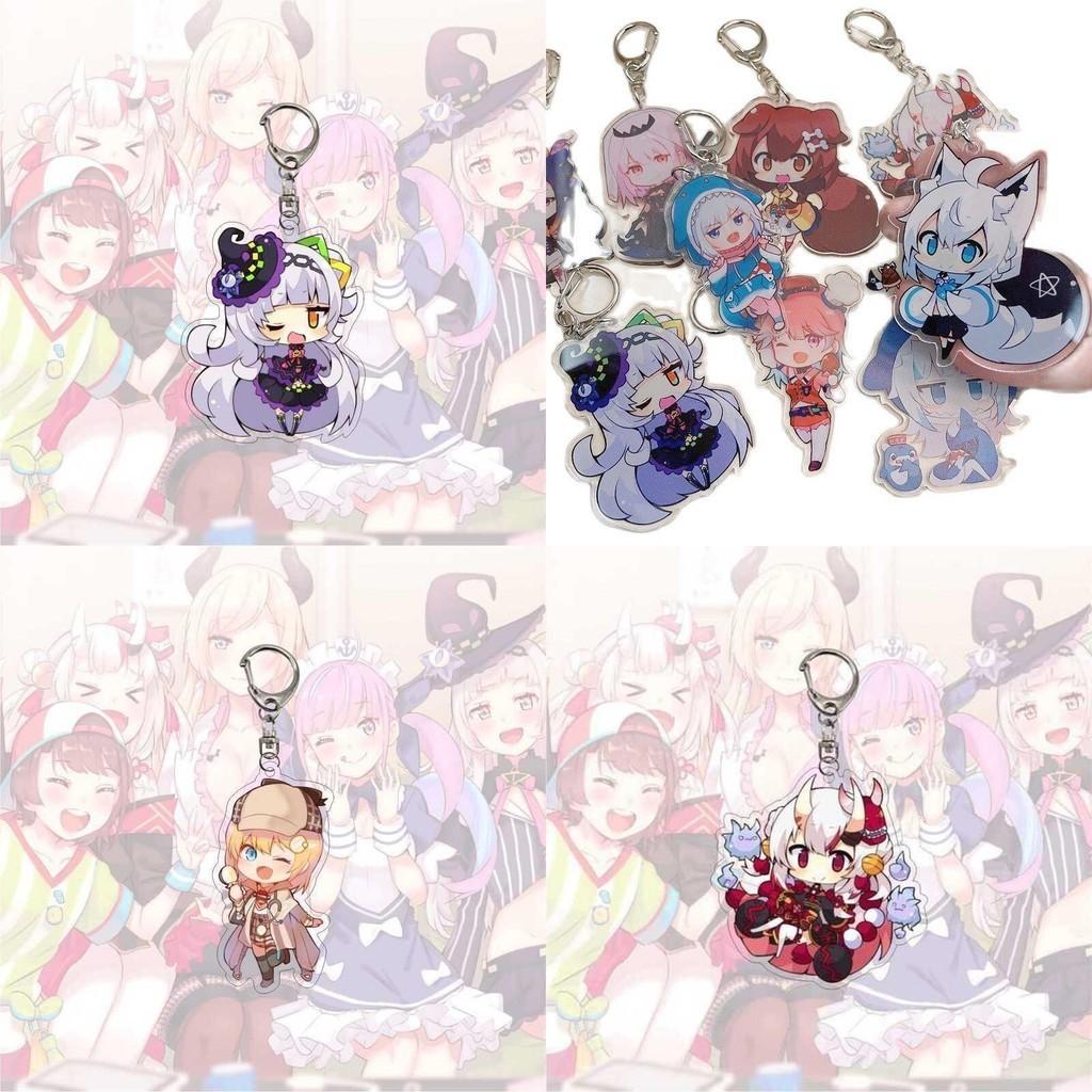 Изысканный акриловый брелок-подвеска Hololive Vtuber с красивыми дизайнами персонажей для коллекционеров