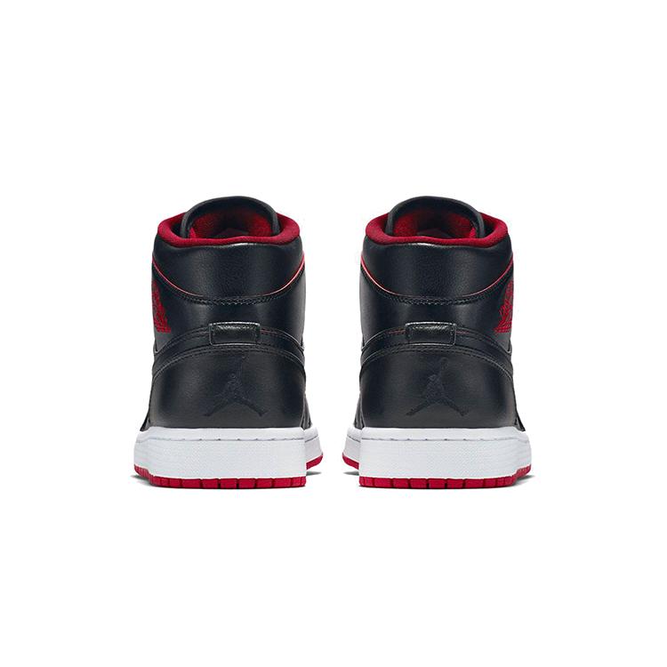 Jordan 1 Ретро Средний Черный Красный Белый 554724-028
