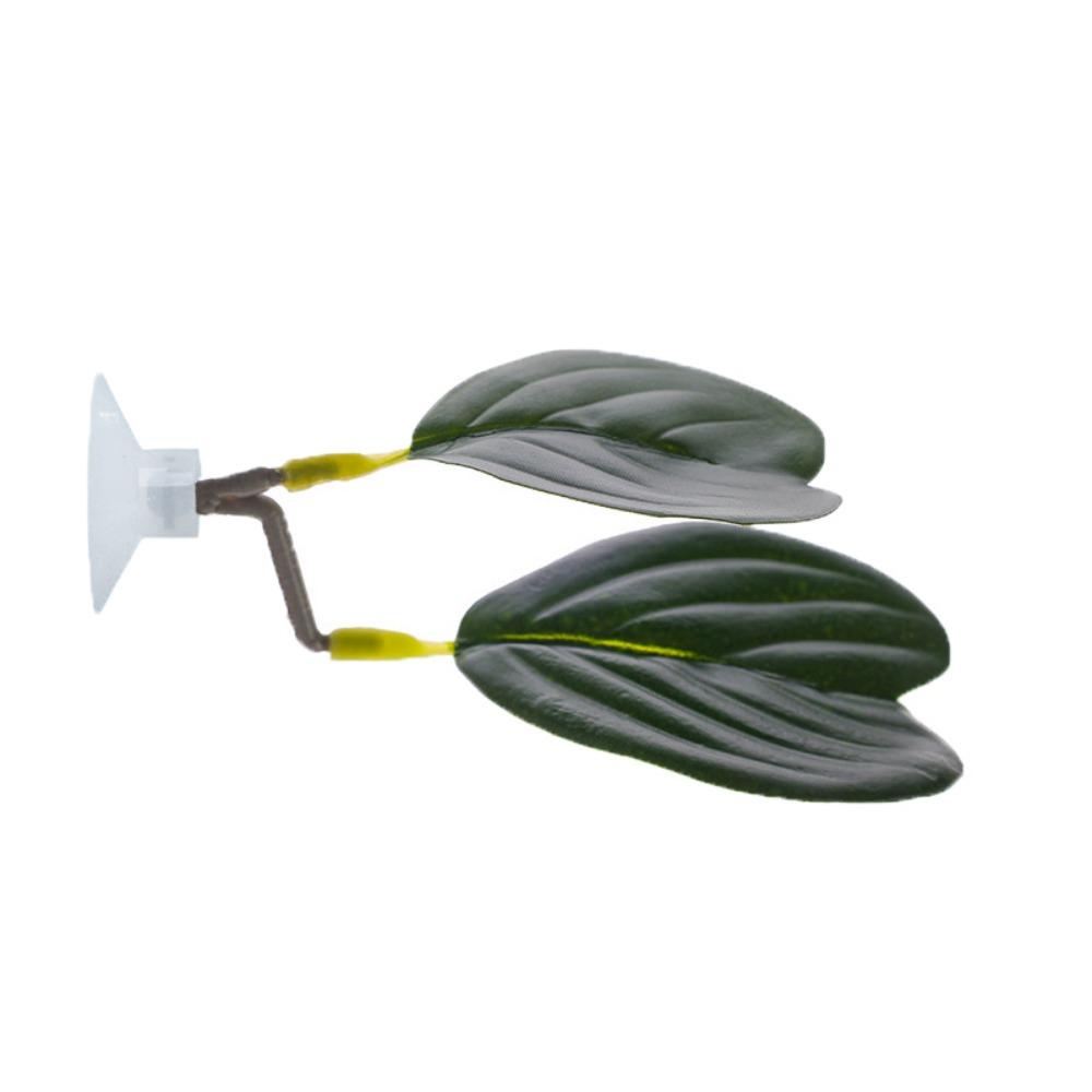 Plastic Betta Fish Rest Leaf Simulated Lotus Leaves/Artificial Leaf Suction Cup Fish Spawning Ornamental Plant