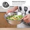 Food Grade Rice Bowl Stainless Steel Soup Dish New Salad Mixer Basin  Kitchen Cooking Tools