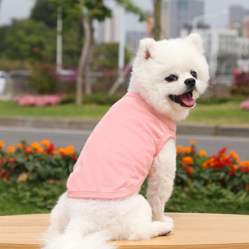 Teddy Than the Bear Cat Small Medium and Large Dog Dog Spring and Summer New Pet Clothes Vest Dog Supplies Cat Bipod