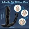 Male Sex Toys Prostate Massager 4 In 1 Vibrating Cock Ring Penis Ring with Remote Control 7 Patterns G Spot Vibrator Adult Sex Toys for Couples
