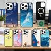 M-MUSIC Y-Yorushika S-sart Чехол для телефона Для iPhone17,16,15,14,13,12,11 Plus,Pro Магнитный Для Magsafe Беспроводная зарядка