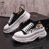 Fashion New Luxury Men Running Shoes Letter Printing Breathable Loafers Male Sneakers Platform Sneaker A6