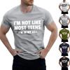 Men'S Fashionable T-Shirt Street Casual Short Sleeved Clothing