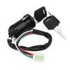 Versatile Motorcycle Ignition Switch 2 Position On Off with 4 Way Connector