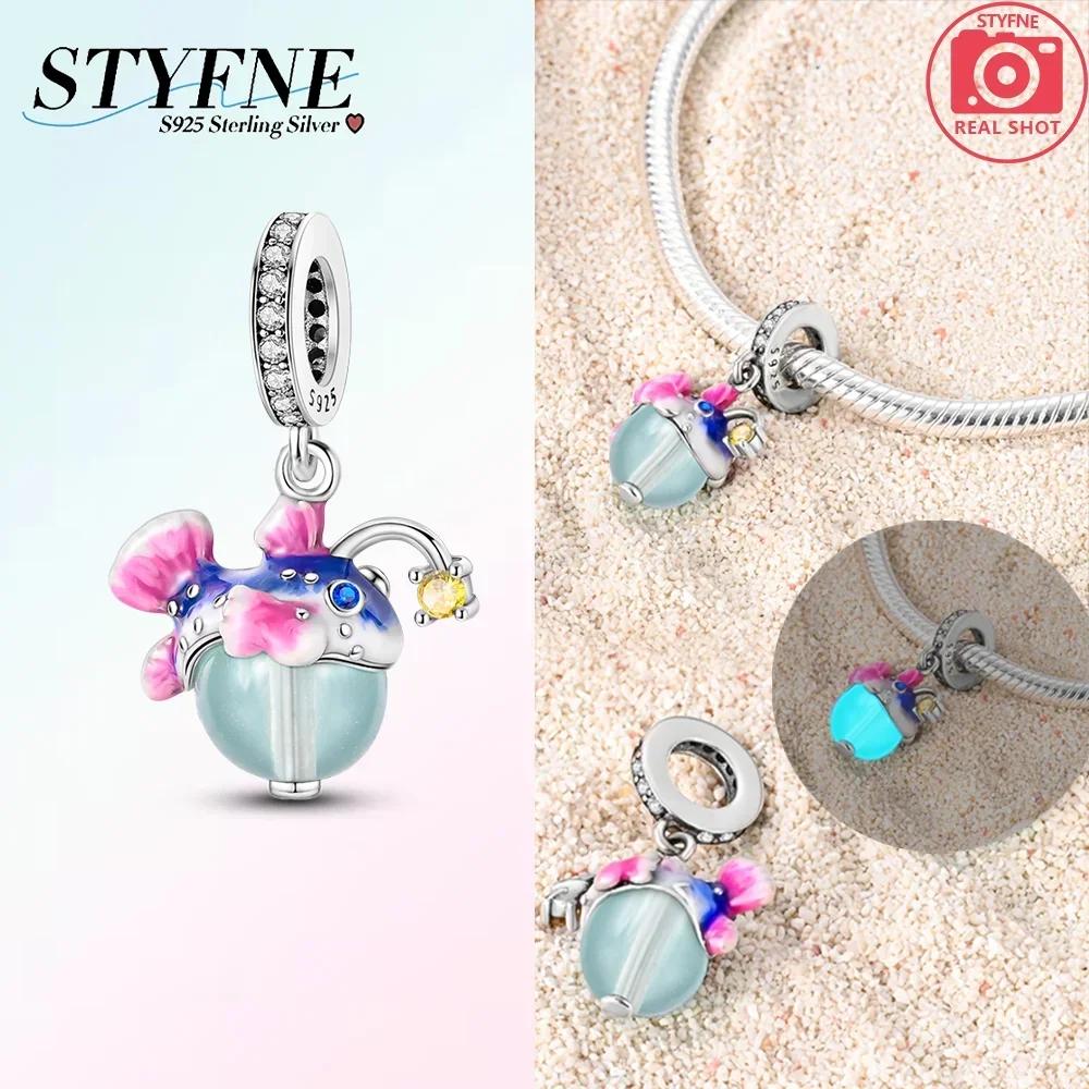 Светлячок Морская звезда Осьминог Медные шармы и Рыба Светящиеся Меняющие цвет Модные Оригинальные браслеты Сделай сам Изысканные ювелирные изделия Подарки