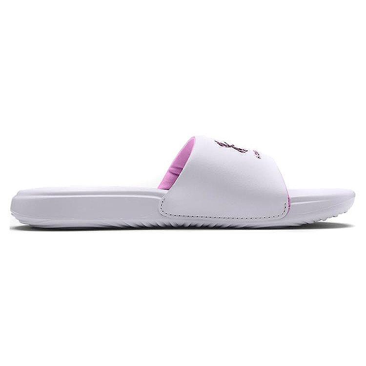 Under Armour Женские шлепанцы Ansa Бело-розовые 3024437-101