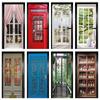 Window Outside Door Sticker For Living Room Bedroom DIY Self-adhesive Wallpaper Home Decor Door Poster Renovation Easy To Stick