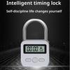 Timer Padlock 99 Hours Max Timing LCD Display Zinc Alloy Super Long time Anti-addiction Electronic Lock Sex Toy Training BDSM