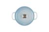 Литая эмалированная кастрюля Le Creuset Signature Cocotte Ronde 18 см Coastal Blue Gas IH Oven, совместимая с японской духовкой [Авторизованный продукт]