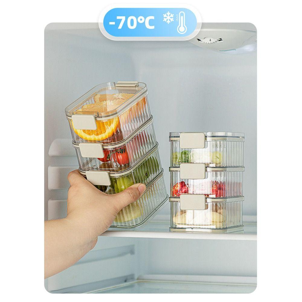 Transparent Sealed Jars Stacking Kitchen Sealed Boxs Durable Food Storage Box