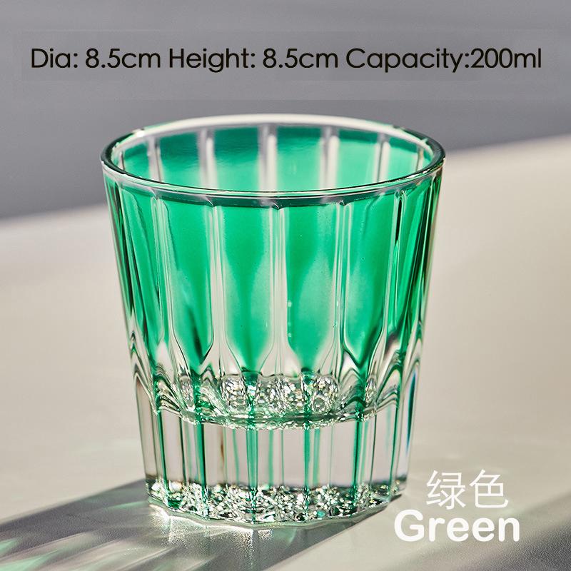 Старомодный граненый стеклянный стакан для виски, стакан для воды, подходит для коктейлей, виски, красного вина, водки