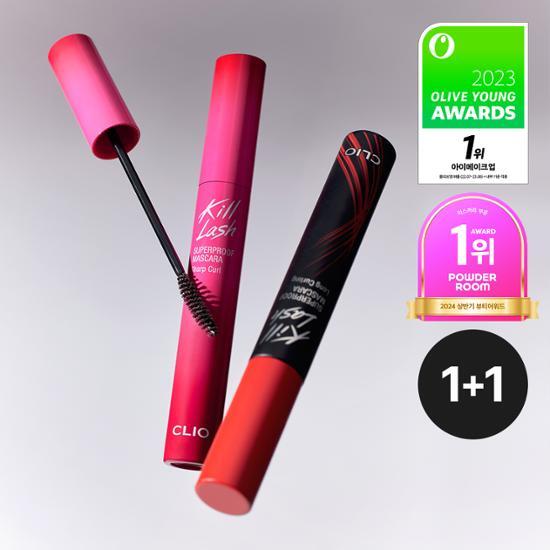 Clio Тушь для ресниц Kill Lash Super Proof 1+1 Специальное предложение