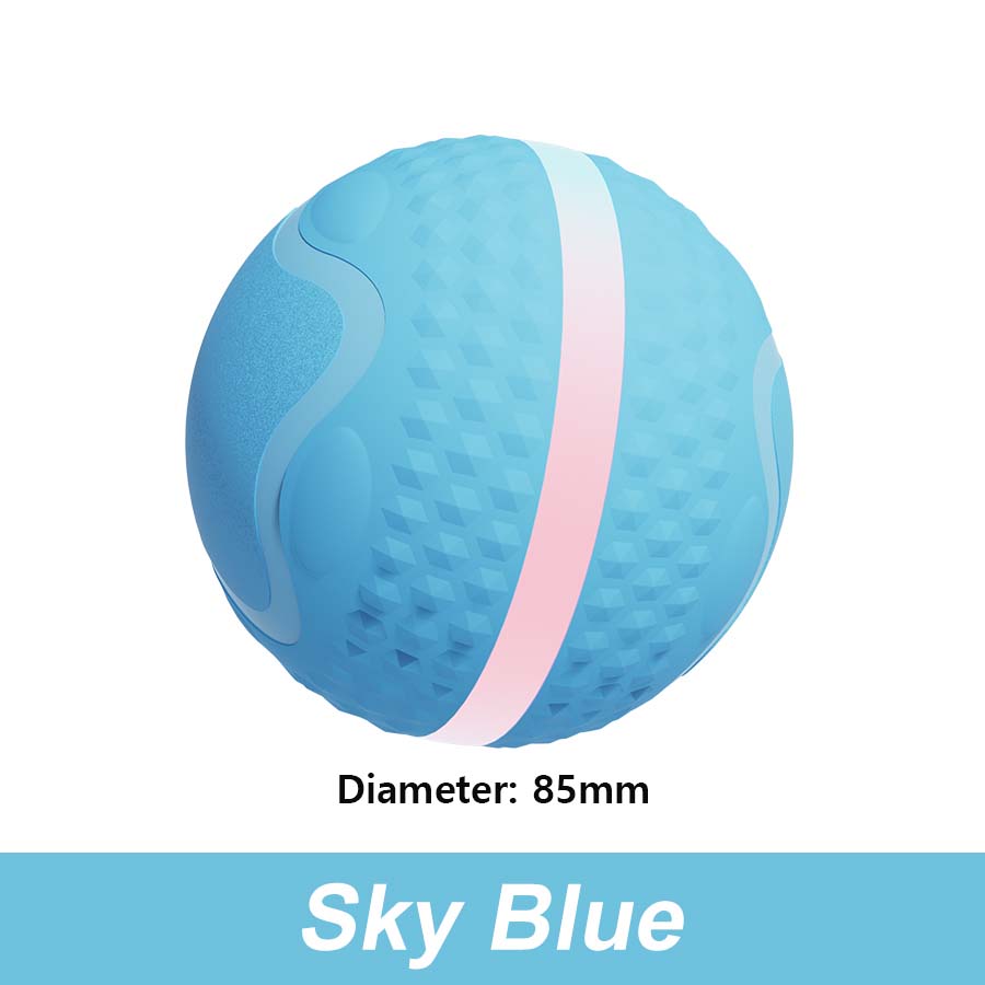 Перезаряжаемый интерактивный мяч для собак, электрический игрушечный мяч для домашних животных, жевательный тренировочный мяч для кошек и собак, умный движущийся, прыгающий, катящийся, волшебный мяч