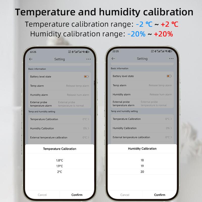 Tuya WiFi Temperature Humidity Sensor with Thermometer External Probe Smart Life APP Remote Monitor Support Alexa Google Home