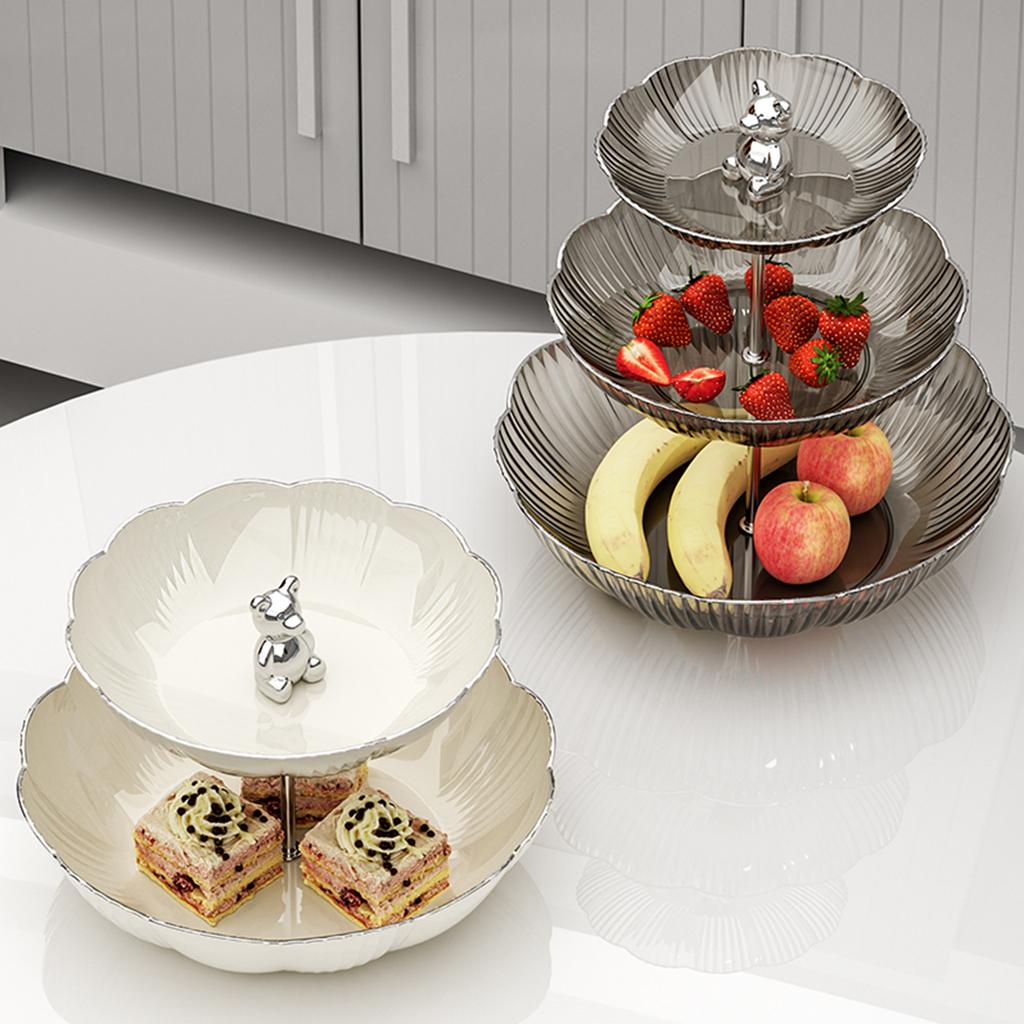 Подставка для десертного торта на День святого Валентина, украшение стола на Рамадан, держатель для фруктового подноса, многослойная подставка для закусок, конфет