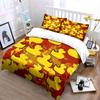 "Yellow Duck Pattern Home Decor" Soft Comfortable Duvet Cover Bedding Set Included 1*Duvet Cover & 2*Pillowcases, gift