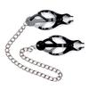 New Design Silver/Black Muqu Metal Bondage for Couples Flirt Adult Games Vaginal Nipple Clamps Breast Clip