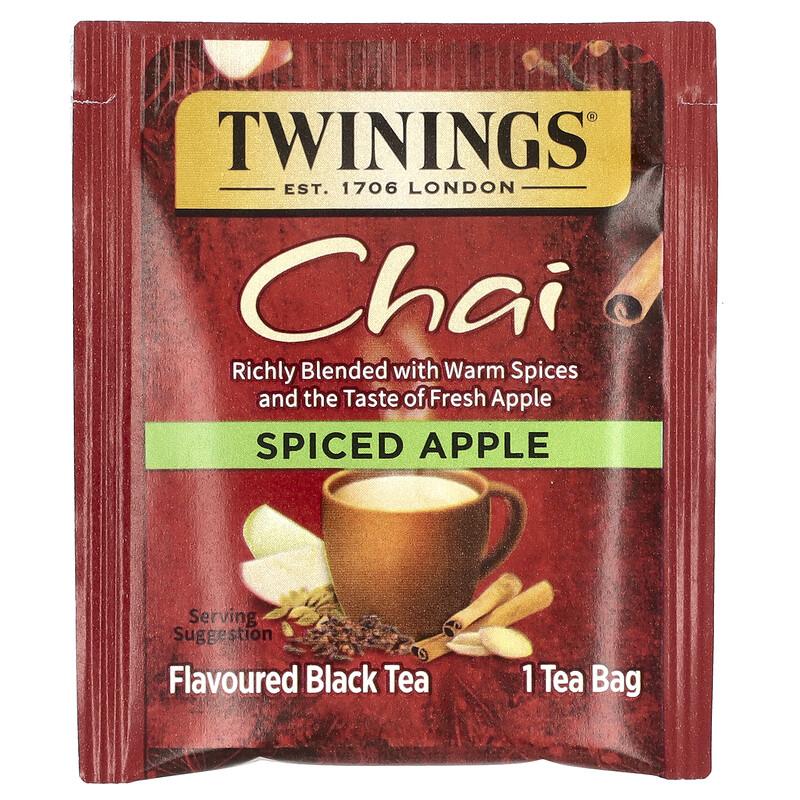 Flavored Black Tea, Chai, Spiced Apple, 20 Tea Bags, 1.41 oz (40 g)
