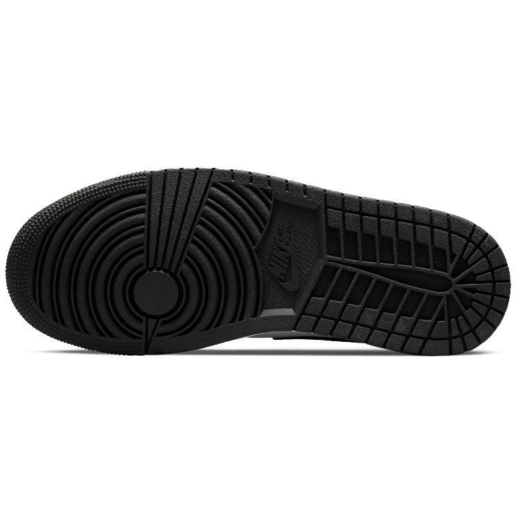 Air Jordan 1 Mid Grey Fog Женские кроссовки Белый Светло-Дымчато-Серый Черный BQ6472-015