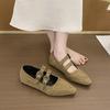 French Retro Pointed Mary Jane Shoes Women's 2025 New Versatile Flat Shoes with Skirts Versatile Casual Shoes