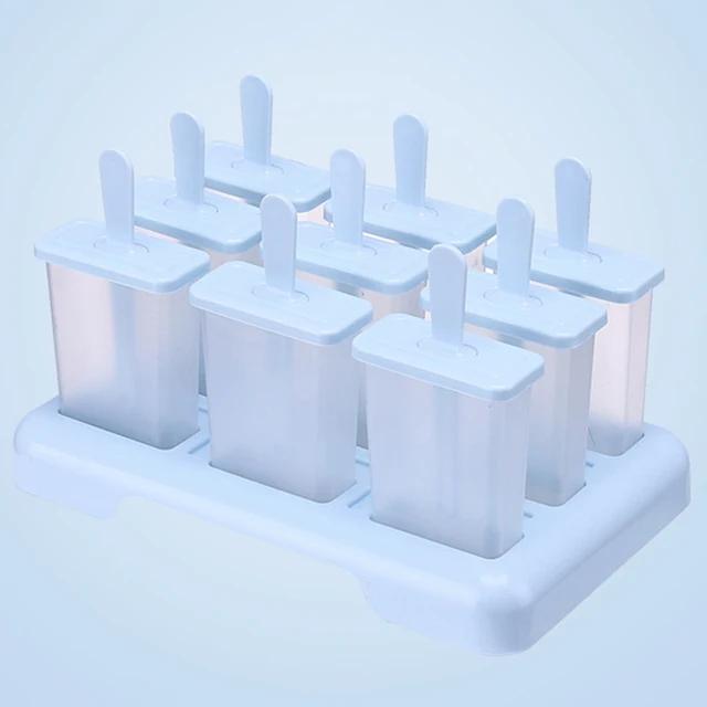 Ice Cream Popsicle Mold Handmade Ice Cream Machine Homemade Ice Box with Plastic Stick Ice-lolly Mold Ice Cube Tray Kitchen Gadgets