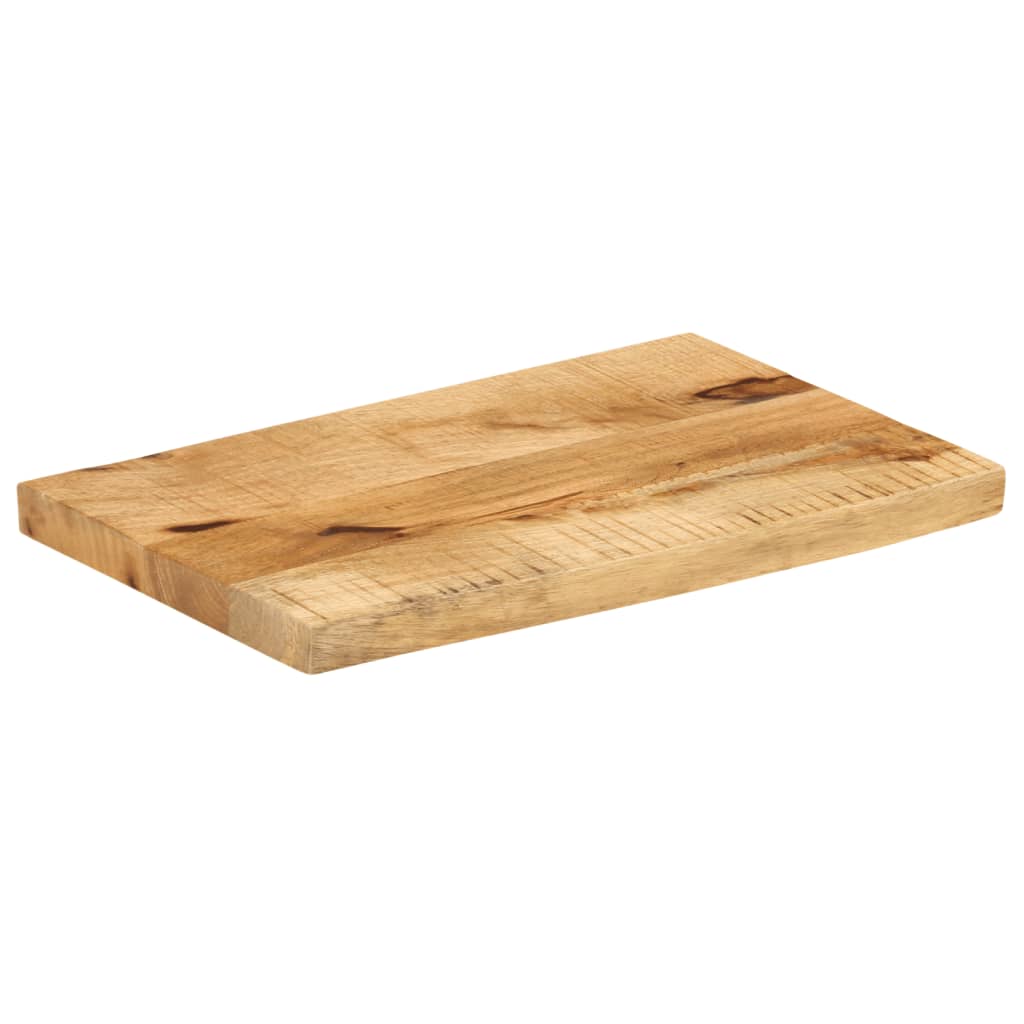 Vidaxl Blat Stołu, 40X20X3,8Cm, Naturalna Krawędź, Surowe Drewno Mango