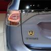 3D Metal Car Emblem Side Trunk Door Window Stickers Decoration Decals For Mitsubishi Asx Lancer Pajero Outlander Delica Eclipse