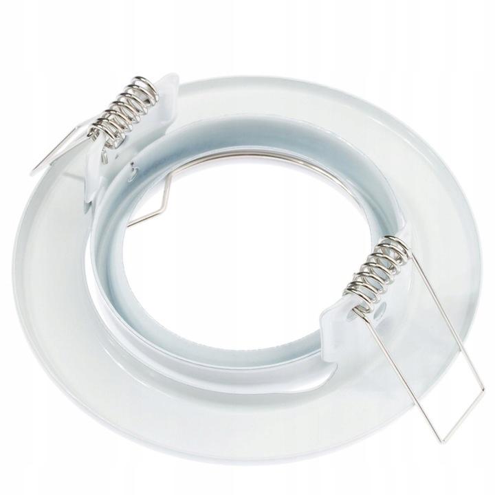 Recessed-Mounted, Movable Round Halogen Luminaire Aureli White Sheet Mr16 Gu10