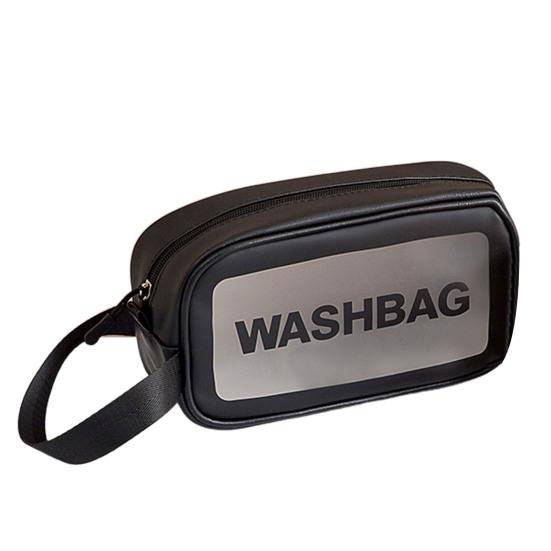 Multi-use Cosmetic Bag Handhold Durable Washable Large Capacity Portable Cosmetic Makeup Pouch