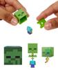 Ассортимент мини-фигурок Minecraft Mob Head E-фигурки, проданные в годах и (ШАХТЕРСКОЕ РЕМЕСЛО) [36 ящиков] [6 вверх] 986E-HDV64