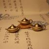 Office Tea Set Copper Ornaments Brass Small Teapot Small Item Organizer Metal Handicrafts