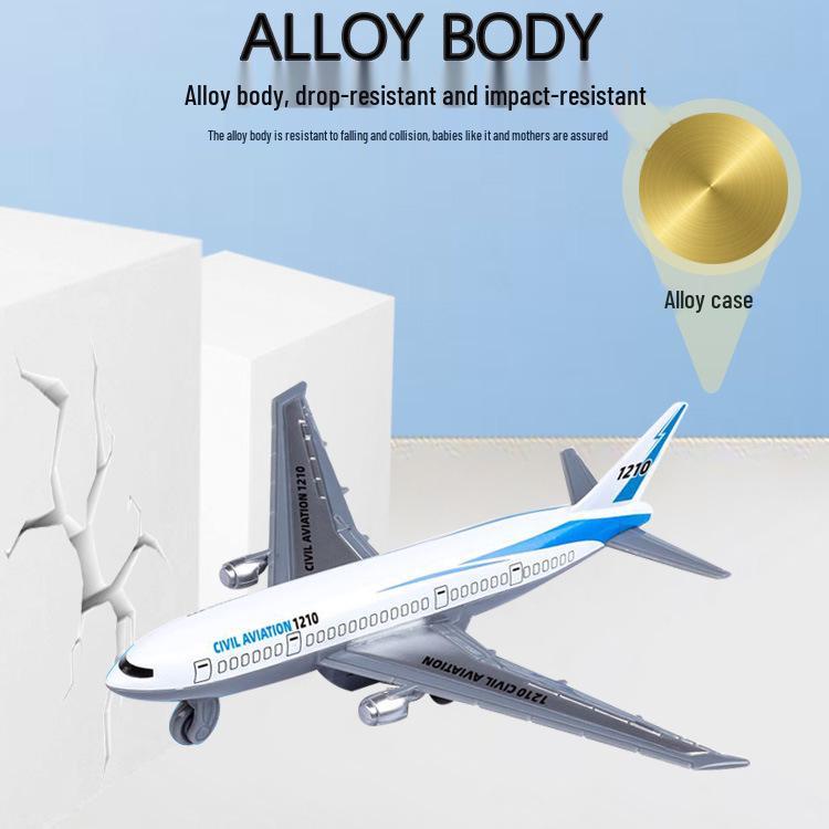 Детская игрушка самолет из сплава: Модель Boeing 777 и Airbus в подарочной упаковке