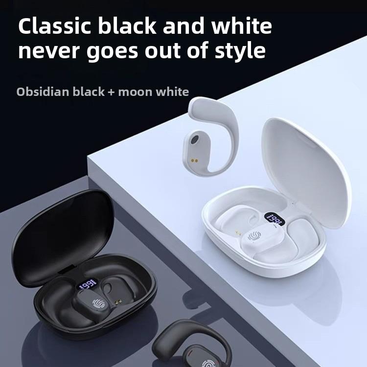 2024 New Bone Conduction Ear-hook Wireless Bluetooth Earphones for Sports Running Universal High-end Noise Cancelling Long Battery Life