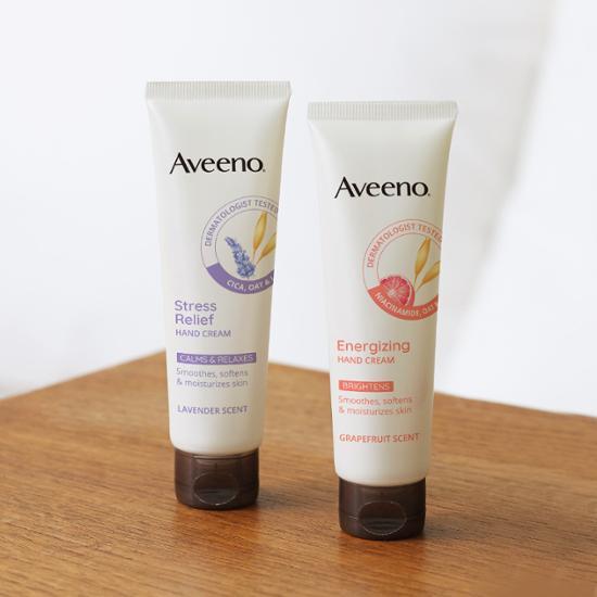 Aveeno Крем для рук «Снятие стресса» 50 г, выберите 1 из 2 видов (аромат лаванды/аромат грейпфрута)