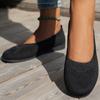 Модные популярные осенние женские туфли на плоской подошве с круглым носком и неглубокой подошвой для женщин, женские туфли на плоской подошве без застежек, повседневные туфли на платформе для отдыха на открытом воздухе