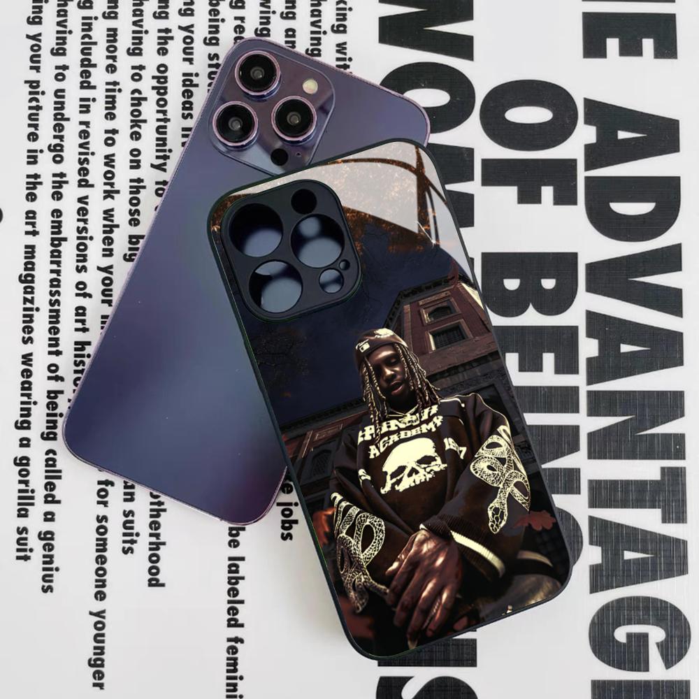 Чехол для телефона Chief Keef Американский рэпер для Iphone 17 16 15 14 12 11 13 Pro Max Mini X Air Puls Черная стеклянная крышка
