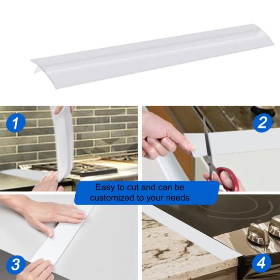 Крышка зазора для плиты, силиконовая резиновая полоска, термостойкий коврик, масло, пыль, вода, уплотнитель, кухонный наполнитель для дома, ресторана, отеля